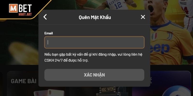 Sự cố hay gặp phải khi đăng nhập MBET
