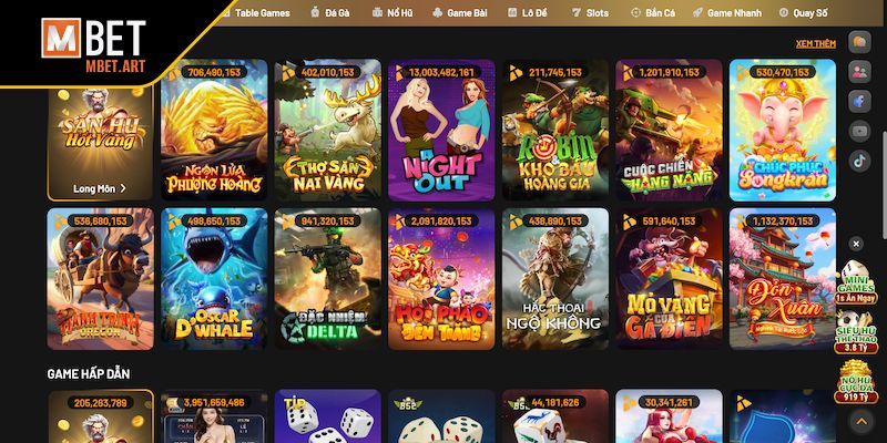 Tải app MBET liền tay chơi game cực đã